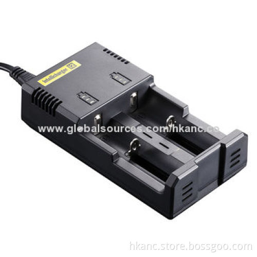 Nitecore Intellicharger i2 Microcomputer Universal Double Cell Cigarette Chargers, 10W Input Power